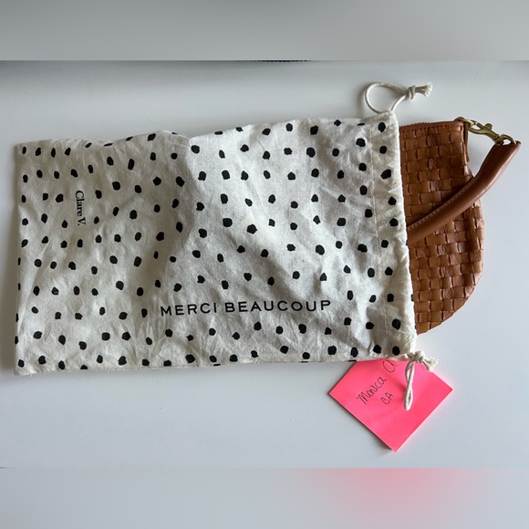 Clare V. Woven Leather Crossbody Bag - Picture 5 of 7